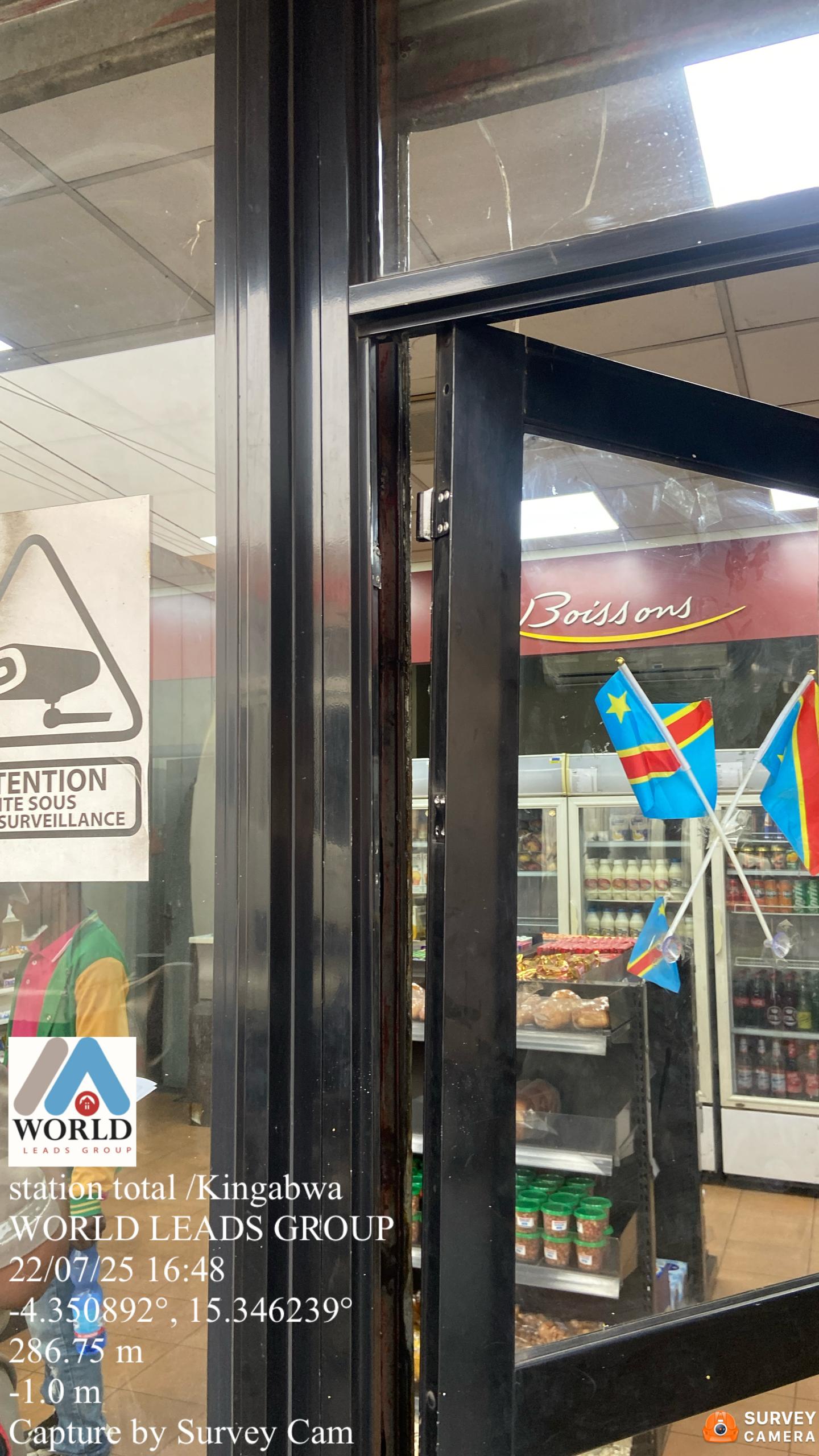 Après les travaux - Station-service Kingabwa - Travaux de serrurerie